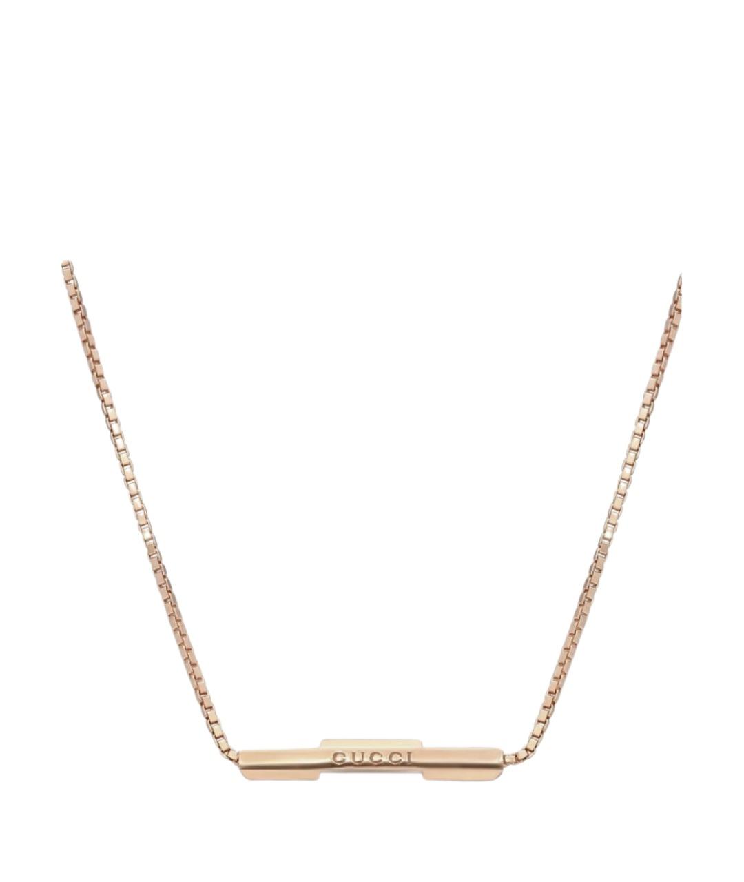 GUCCI Золотая подвеска из желтого золота, фото 1