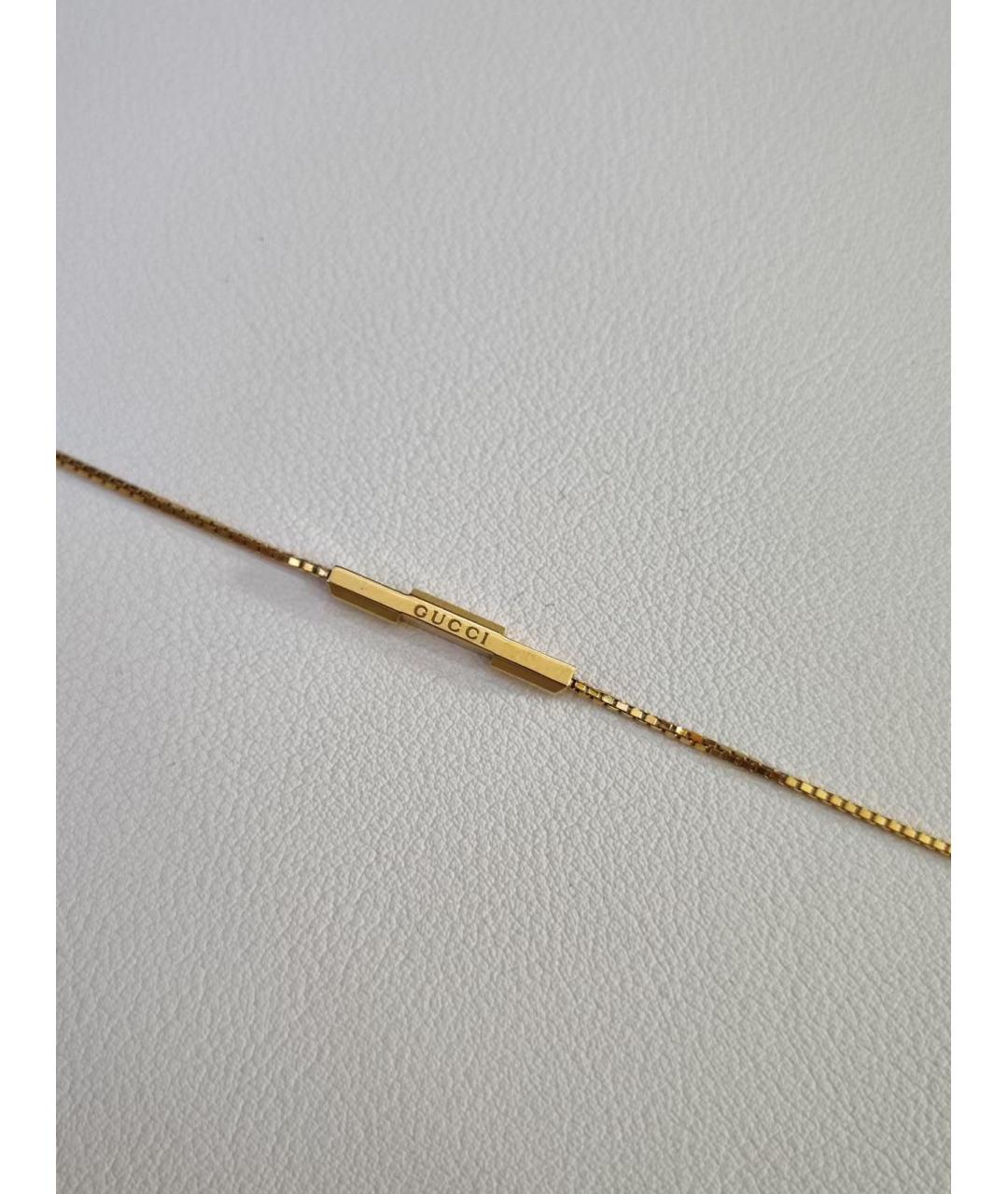 GUCCI Золотая подвеска из желтого золота, фото 6