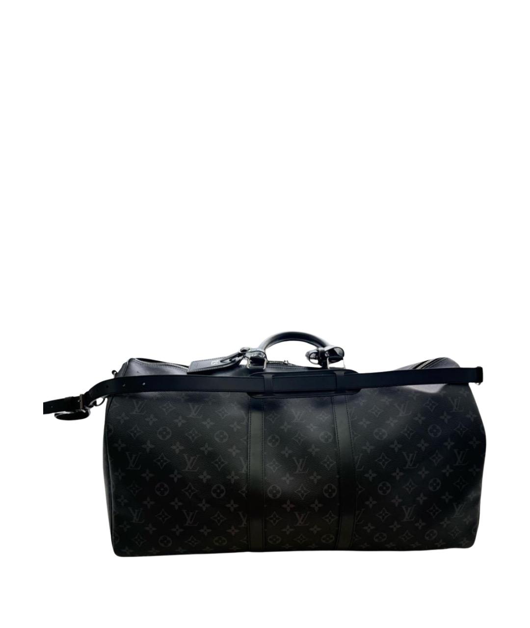 LOUIS VUITTON Черная дорожная/спортивная сумка, фото 1