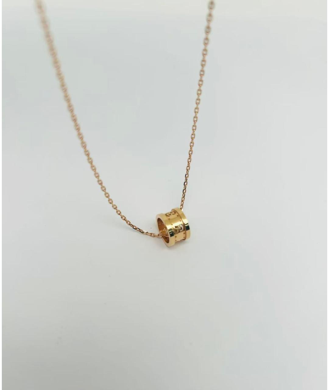GUCCI Золотая подвеска из розового золота, фото 4