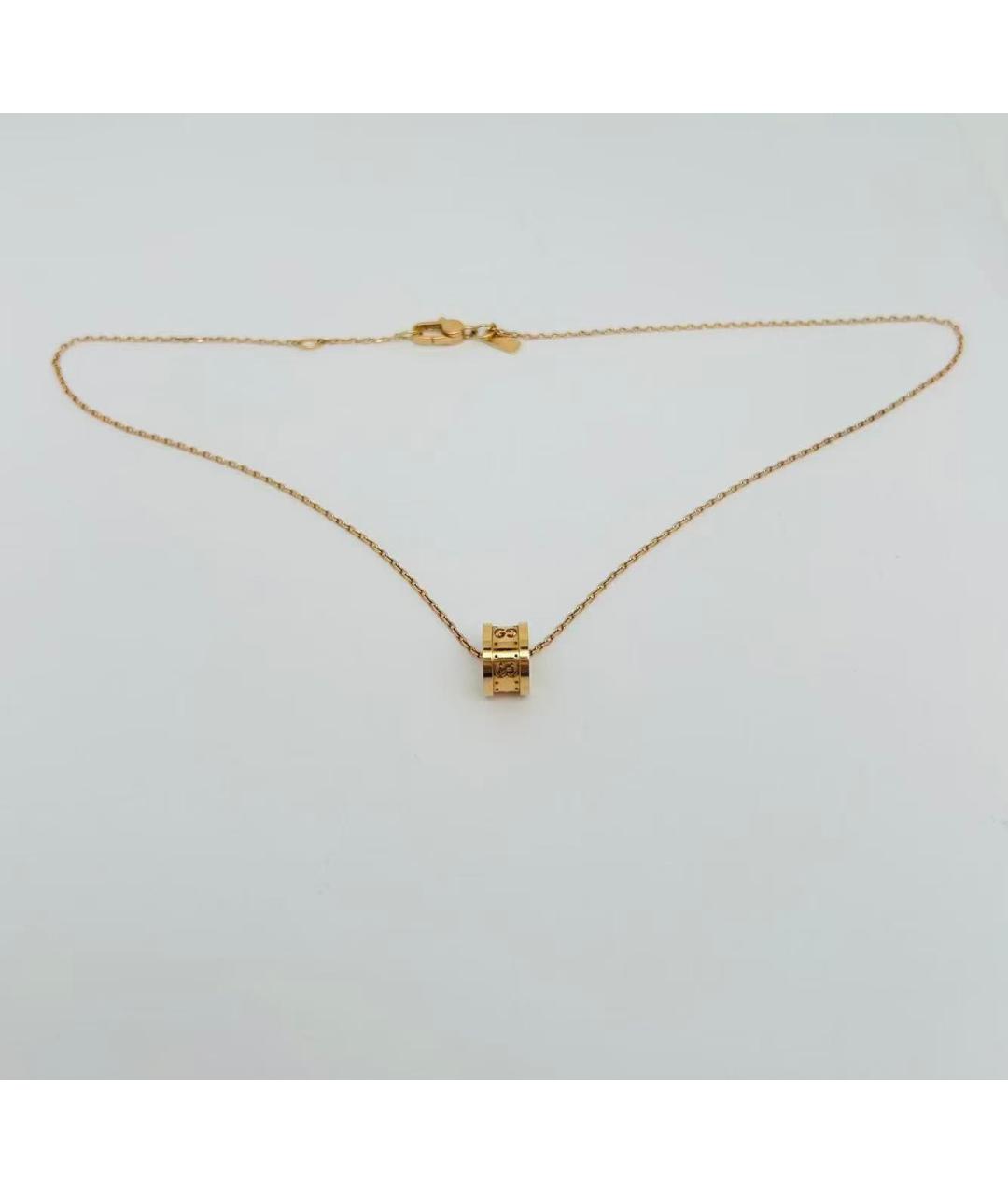 GUCCI Золотая подвеска из розового золота, фото 3
