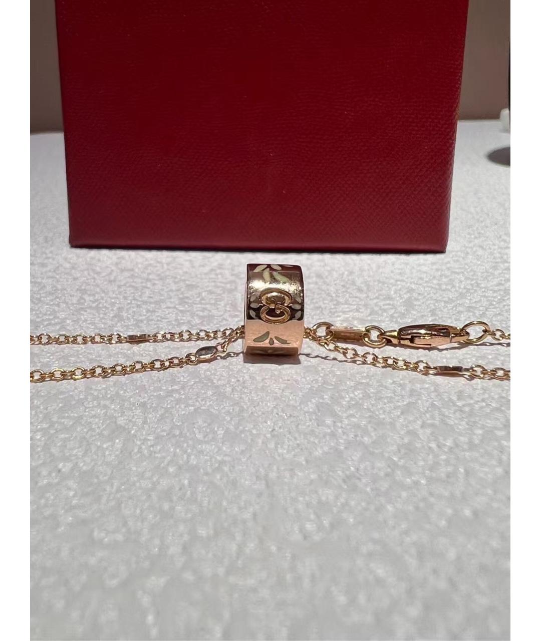 GUCCI Золотая подвеска из розового золота, фото 2