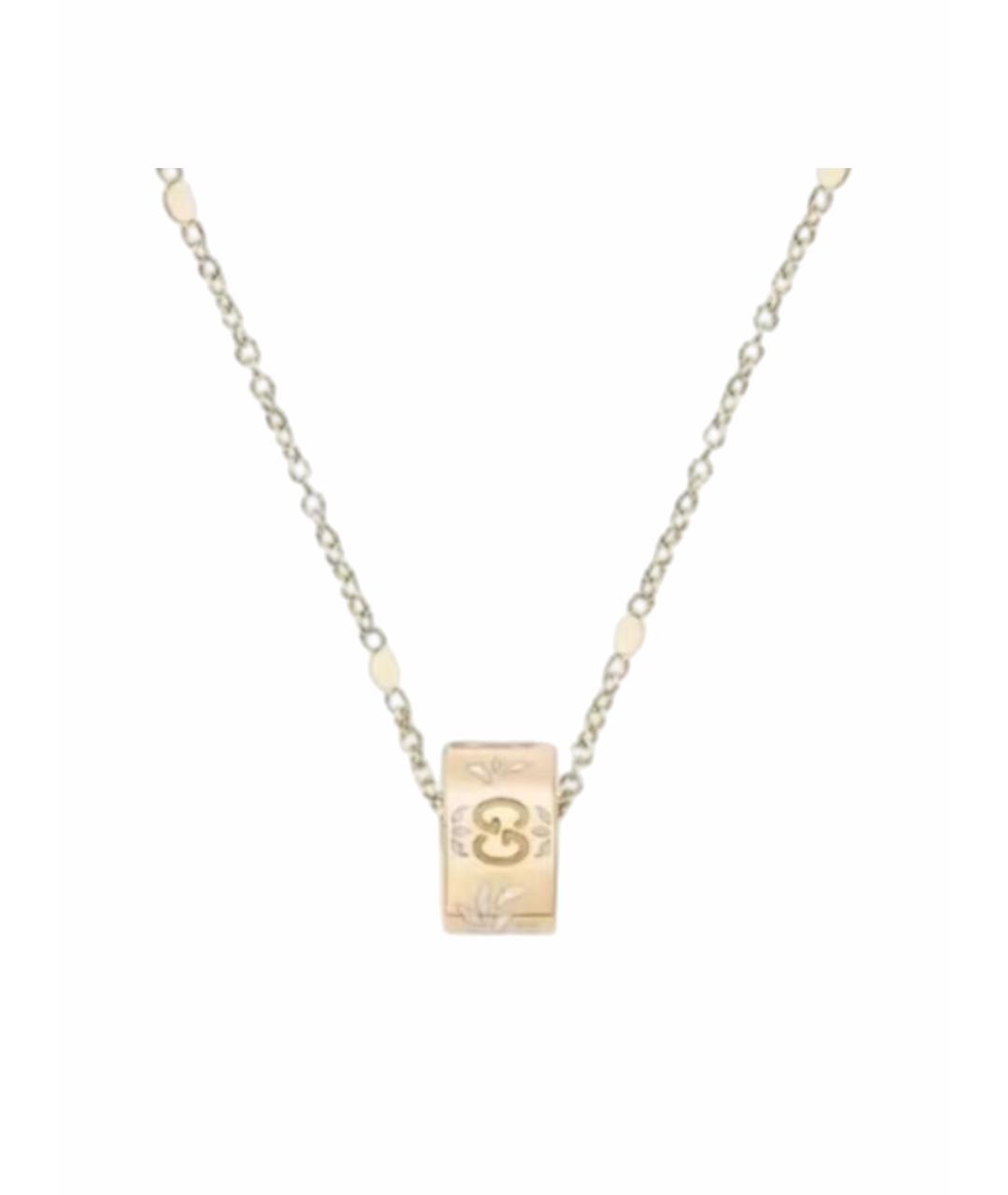 GUCCI Золотая подвеска из розового золота, фото 1