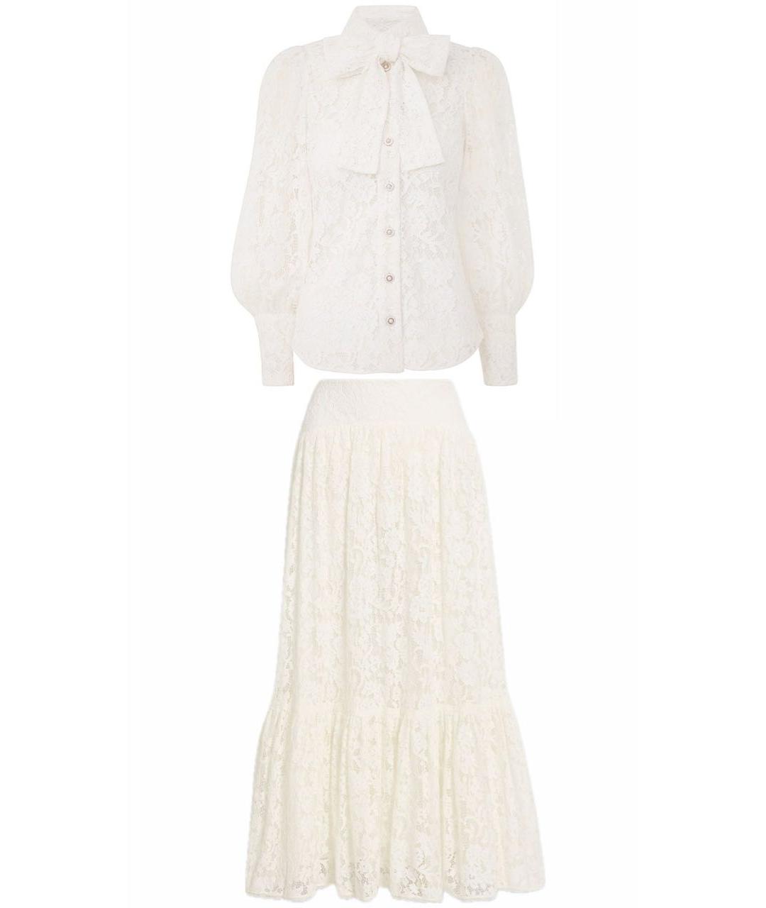 ZIMMERMANN Белый костюм с юбками, фото 6