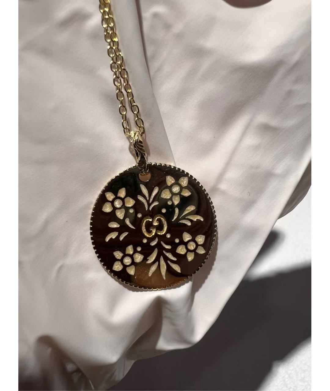GUCCI Золотая подвеска, фото 3