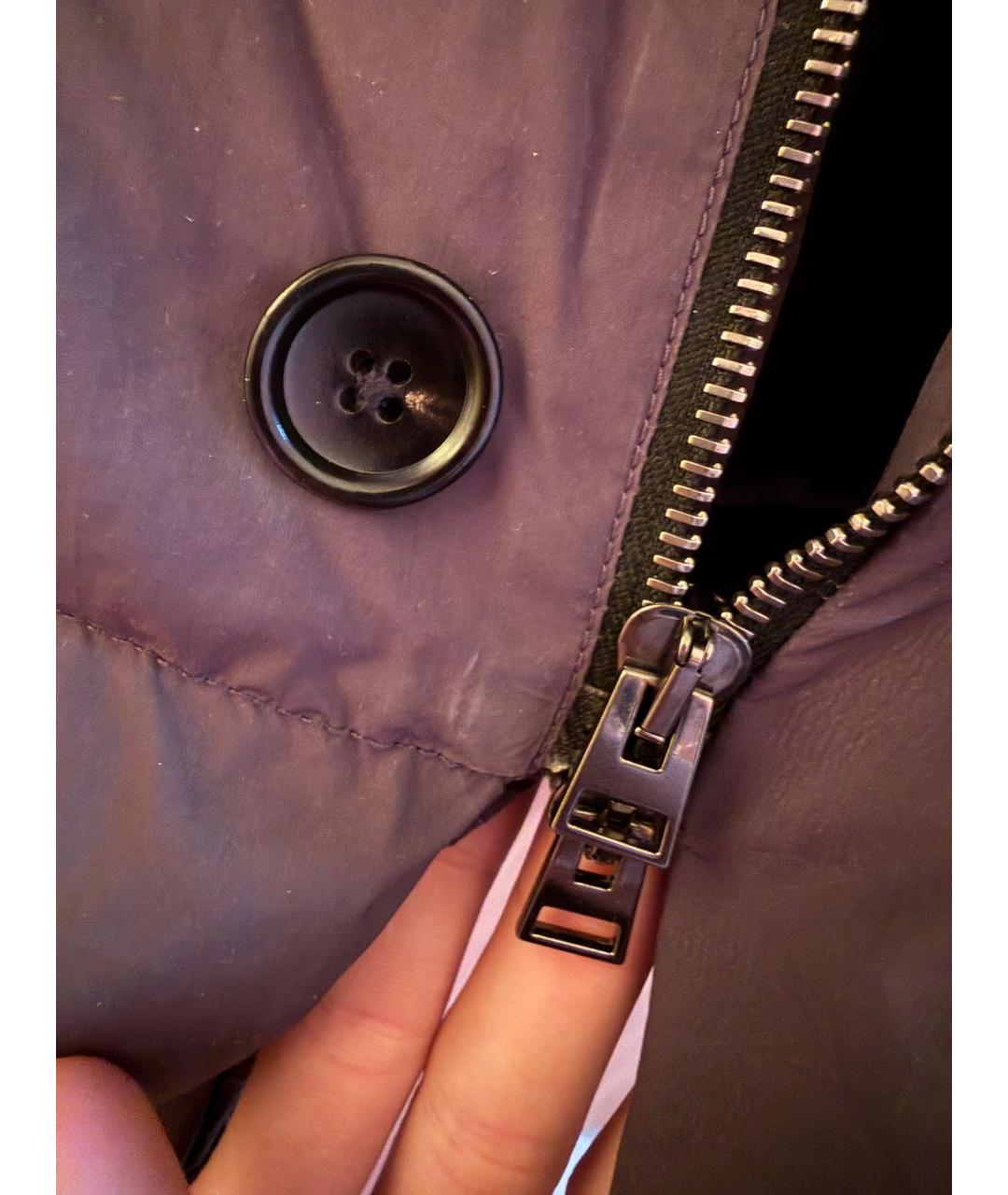 TOM FORD Серый полиамидовый пуховик, фото 4