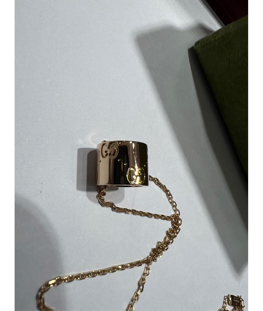 GUCCI Золотая подвеска из розового золота, фото 3