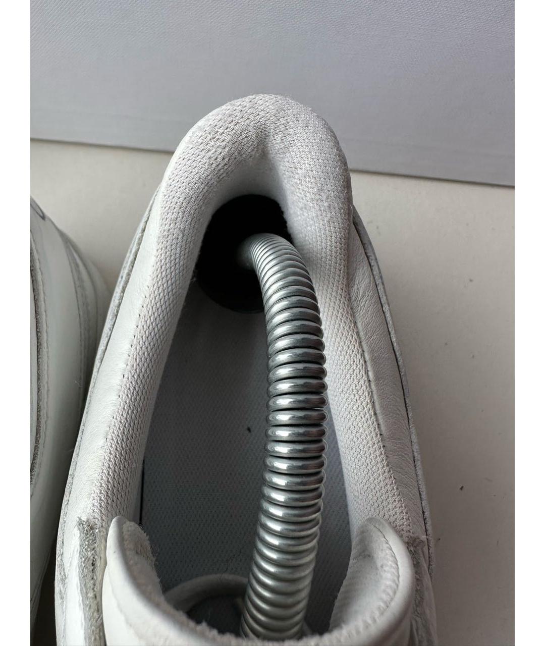 CELINE Белые кожаные кроссовки, фото 4