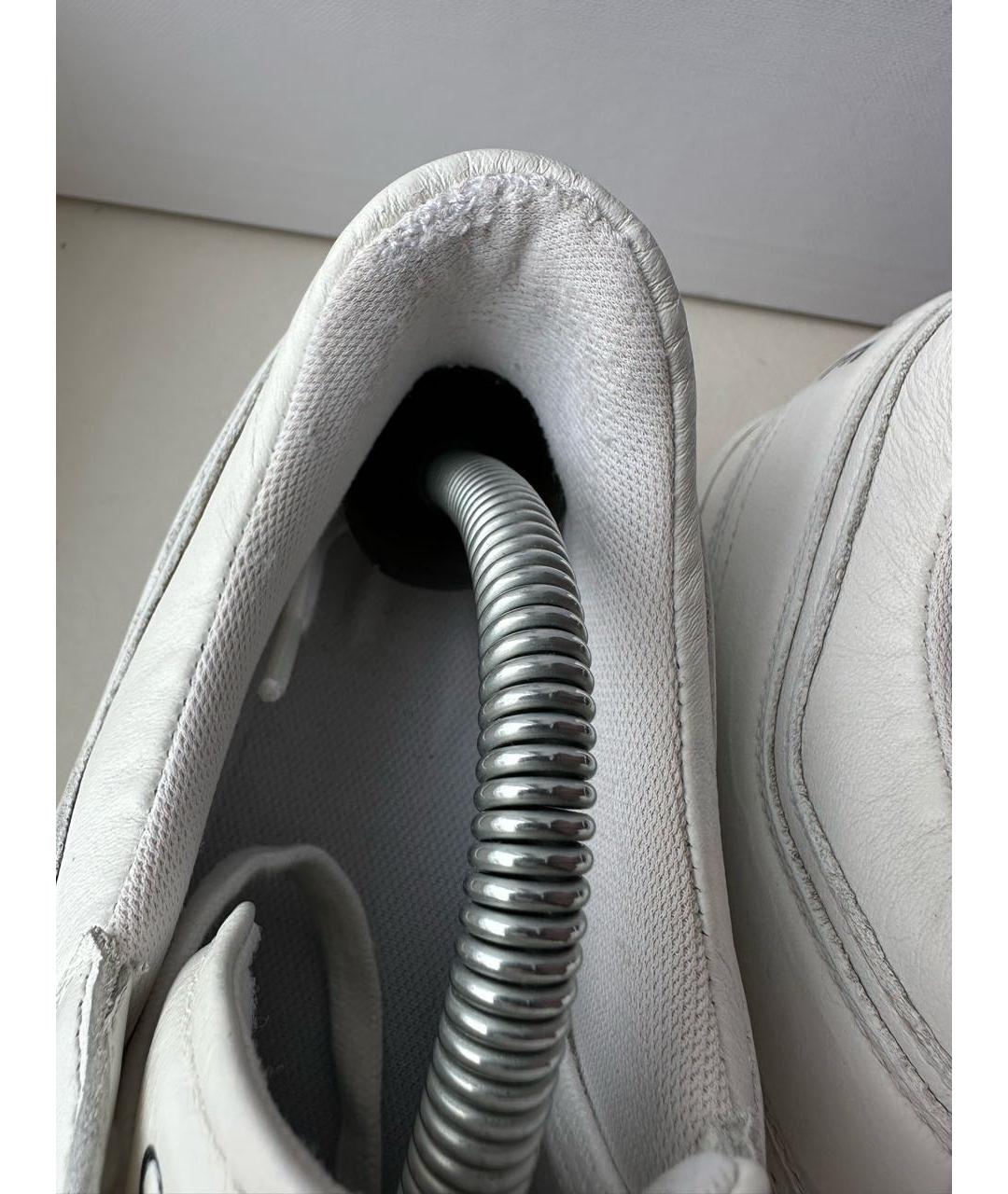 CELINE Белые кожаные кроссовки, фото 3