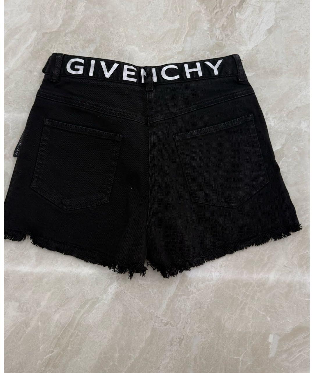 GIVENCHY KIDS Черные деним брюки и шорты, фото 2