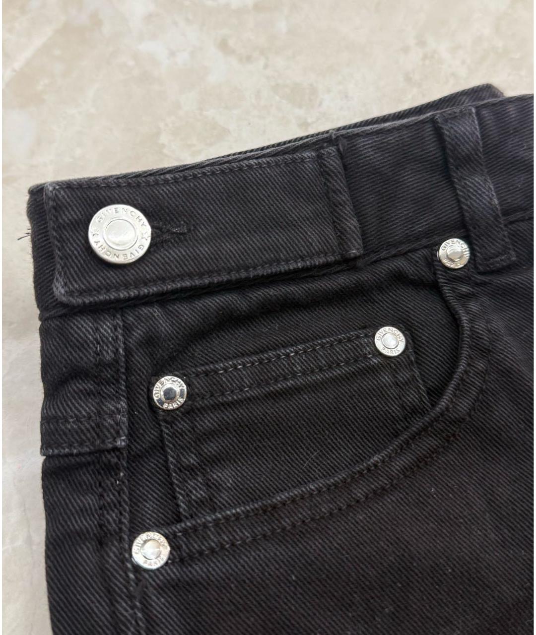 GIVENCHY KIDS Черные деним брюки и шорты, фото 4