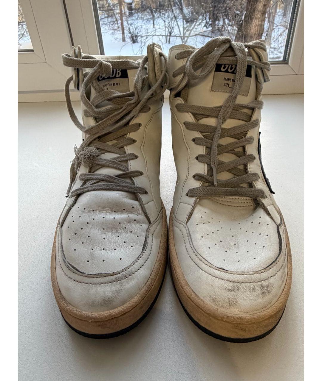 GOLDEN GOOSE DELUXE BRAND Белые кожаные кеды, фото 2