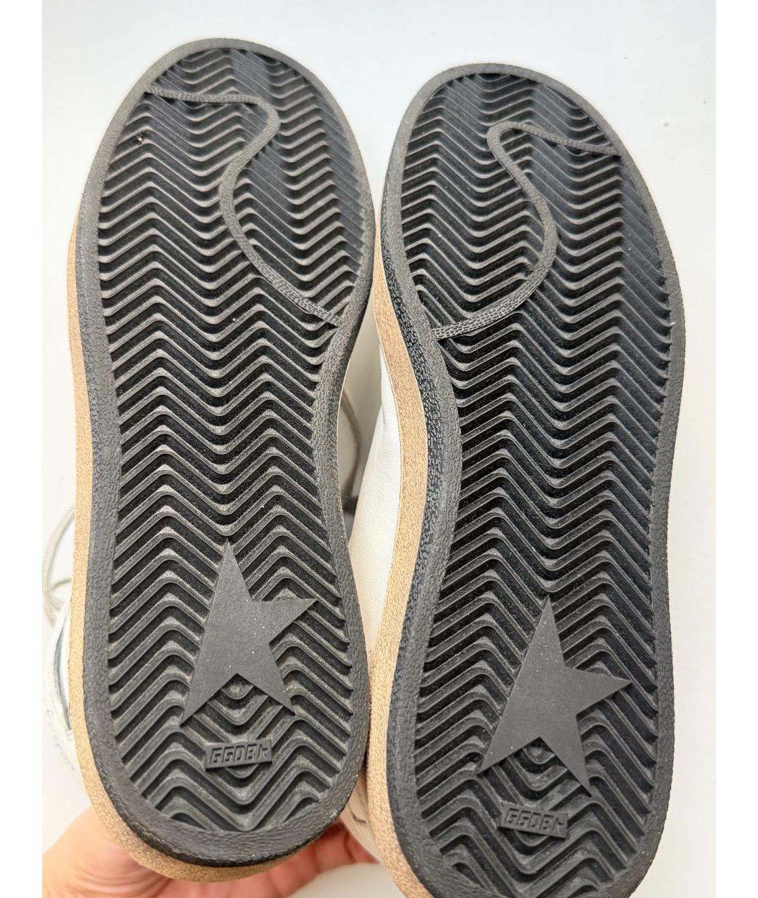 GOLDEN GOOSE DELUXE BRAND Белые кожаные кеды, фото 6