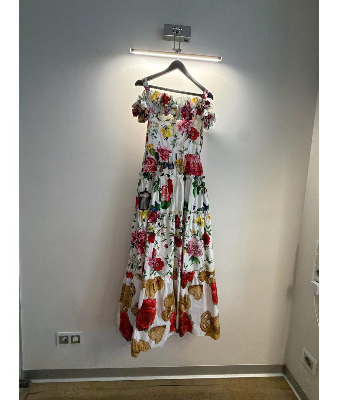 DOLCE&GABBANA Мульти хлопковый сарафан, фото 2