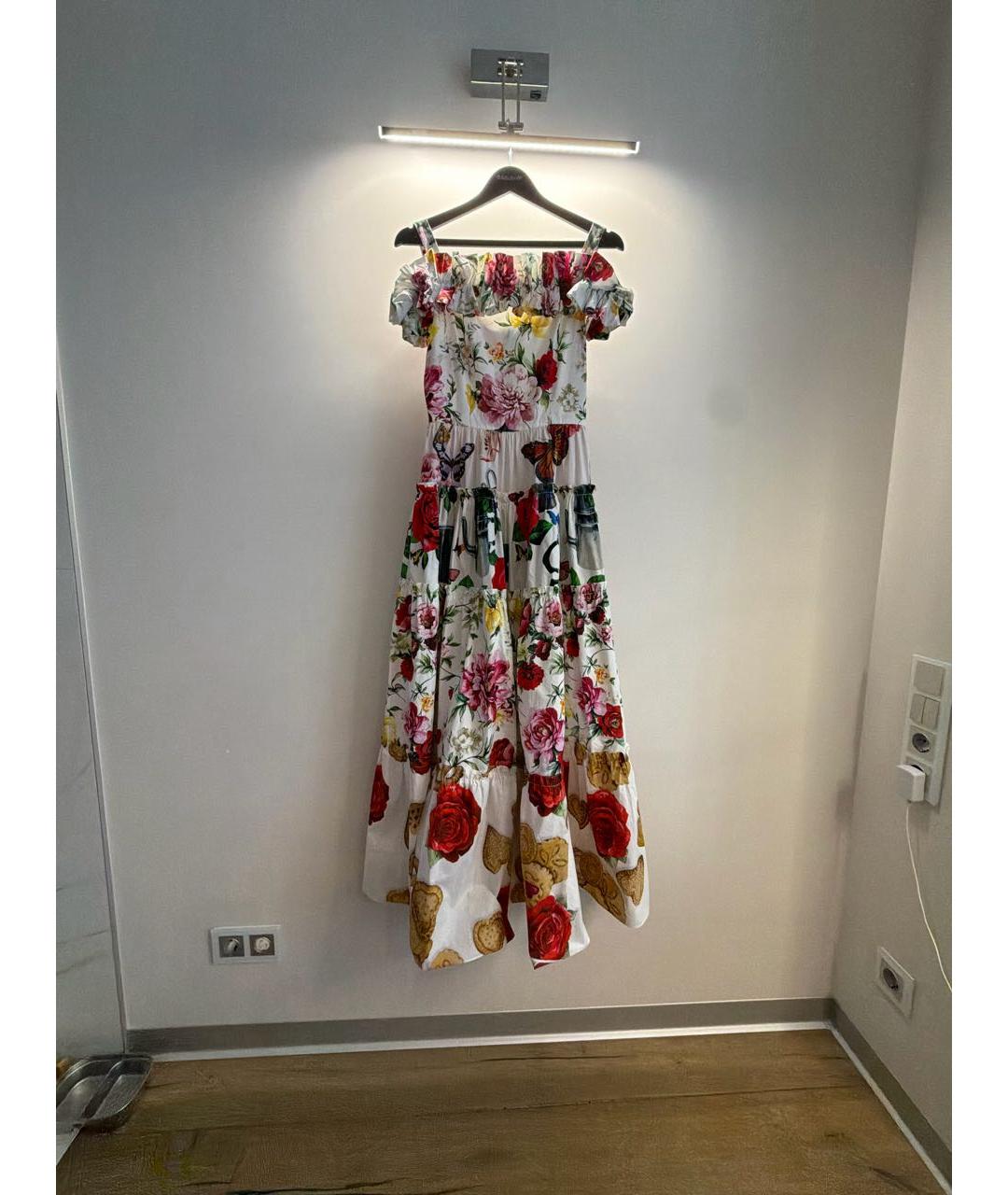 DOLCE&GABBANA Мульти хлопковый сарафан, фото 5