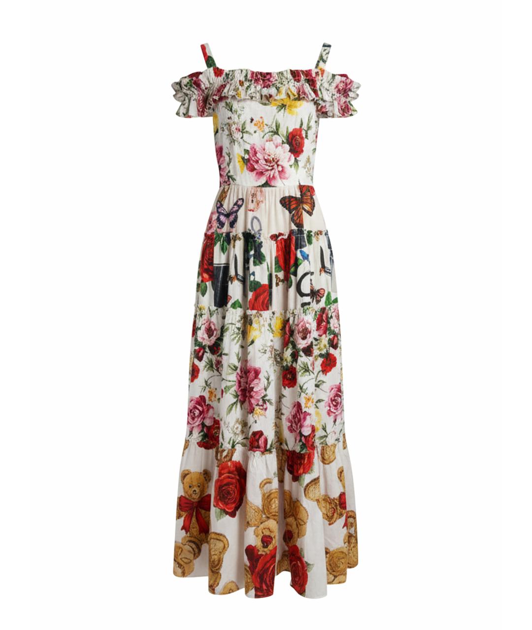 DOLCE&GABBANA Мульти хлопковый сарафан, фото 1