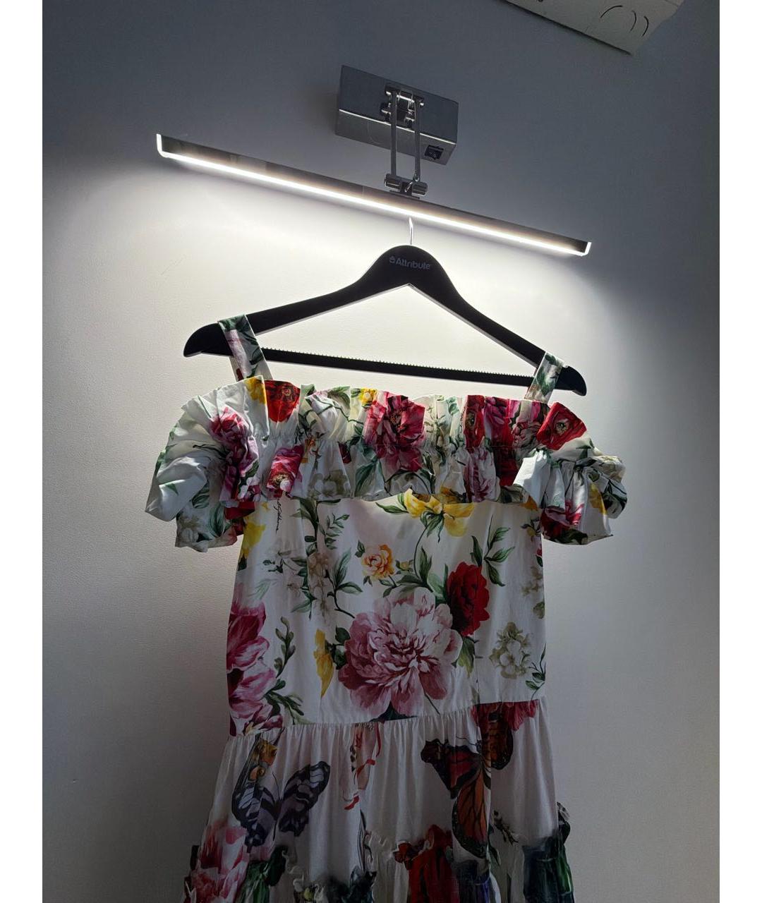 DOLCE&GABBANA Мульти хлопковый сарафан, фото 3