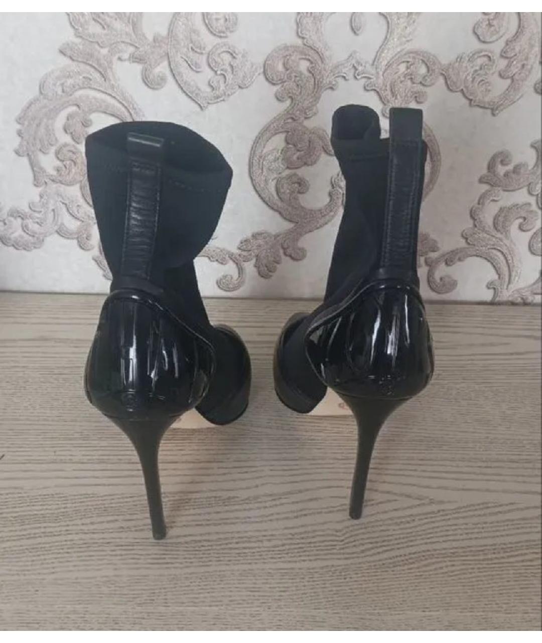 MICHAEL KORS Черные кожаные ботильоны, фото 4