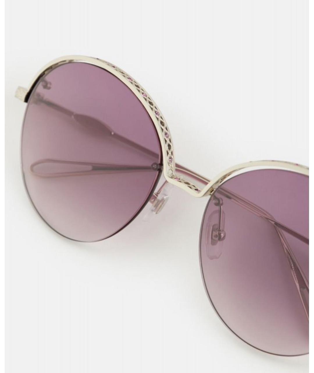 CHOPARD Фиолетовые металлические солнцезащитные очки, фото 2