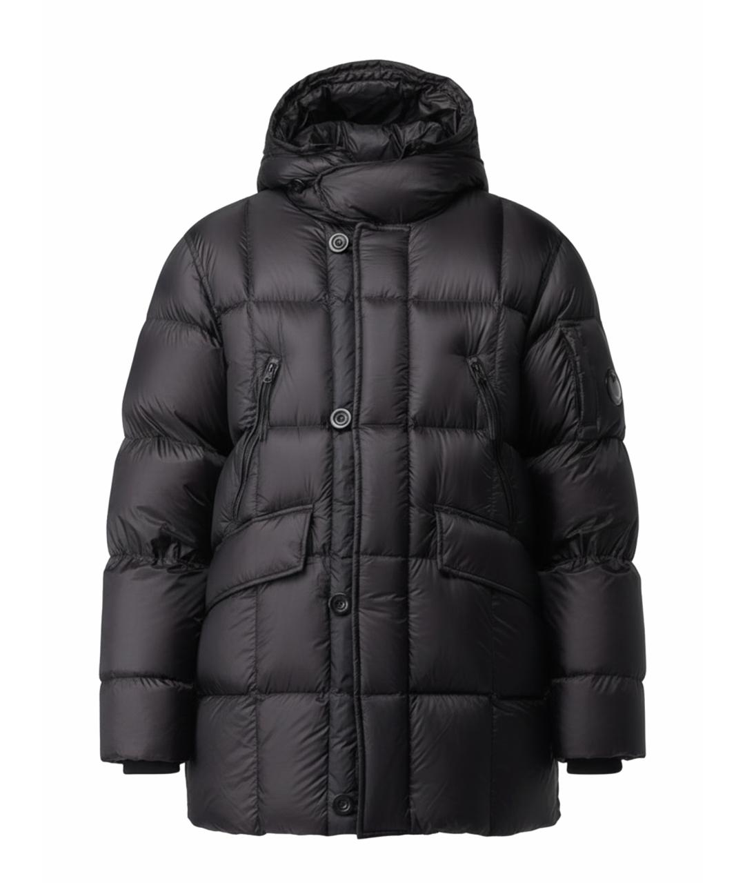 CP COMPANY Черный полиамидовый пуховик, фото 1