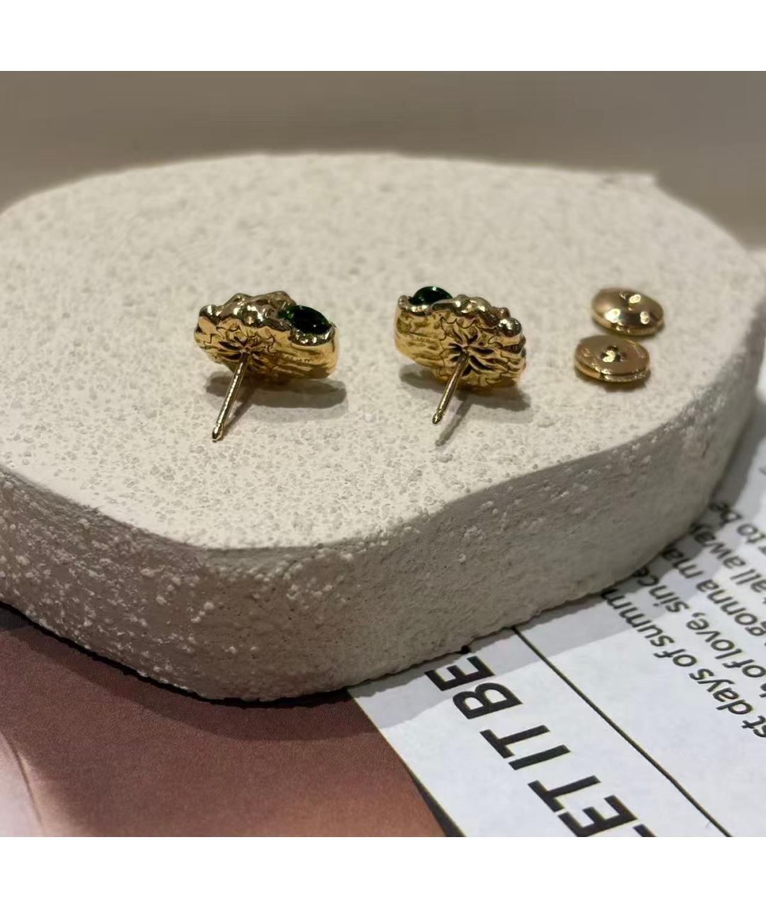 GUCCI Золотые серьги из желтого золота, фото 5