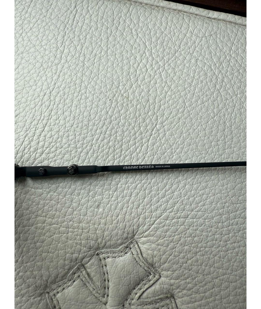 CHROME HEARTS Черные металлические солнцезащитные очки, фото 6