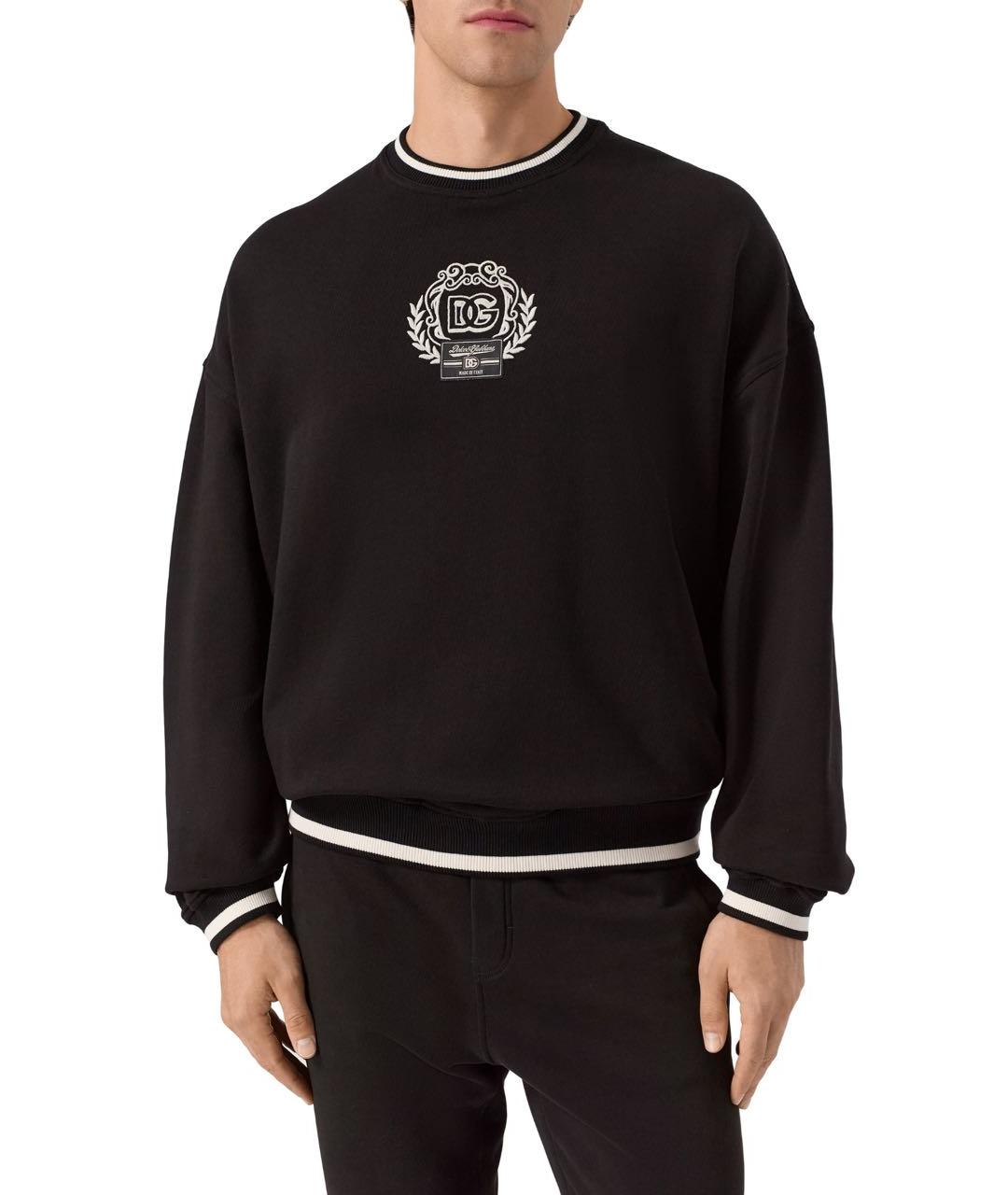 DOLCE&GABBANA Черный спортивный костюм, фото 4