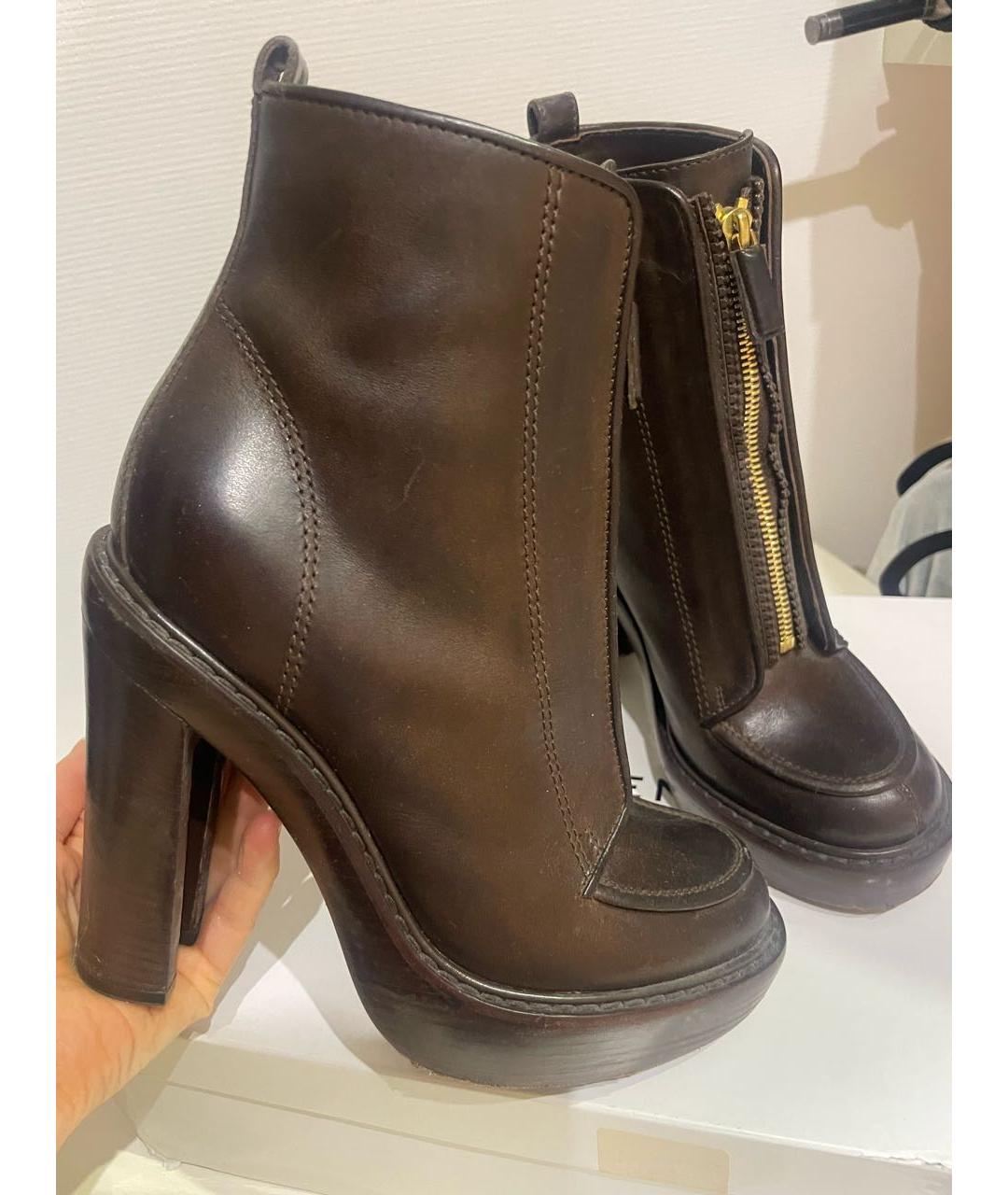 GIVENCHY Коричневые кожаные ботинки, фото 2