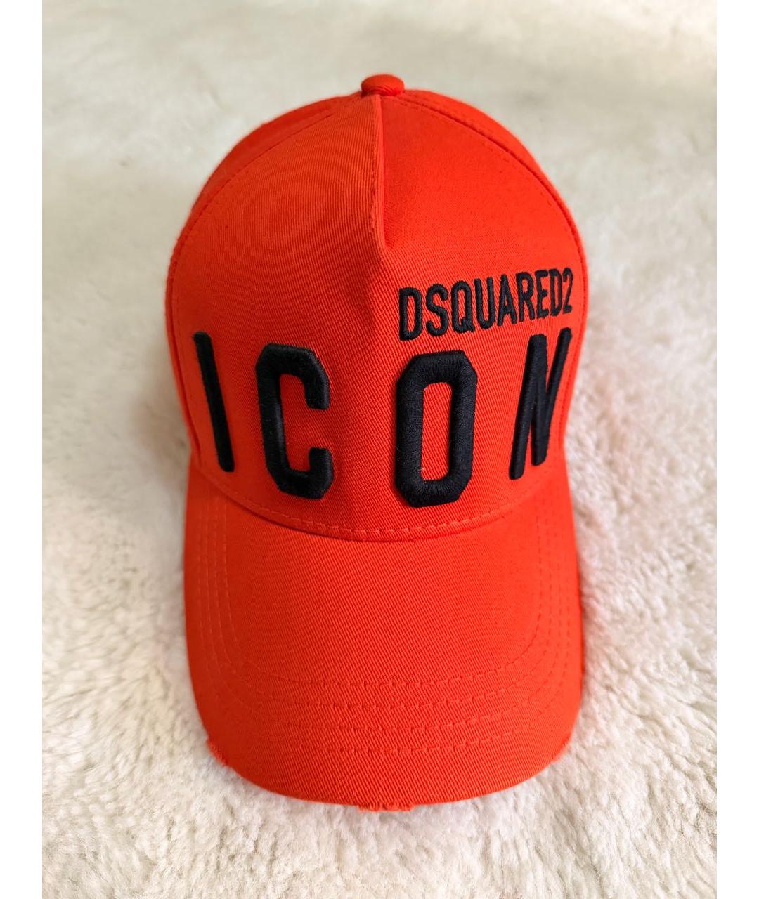 DSQUARED2 Оранжевая кепка/бейсболка, фото 8