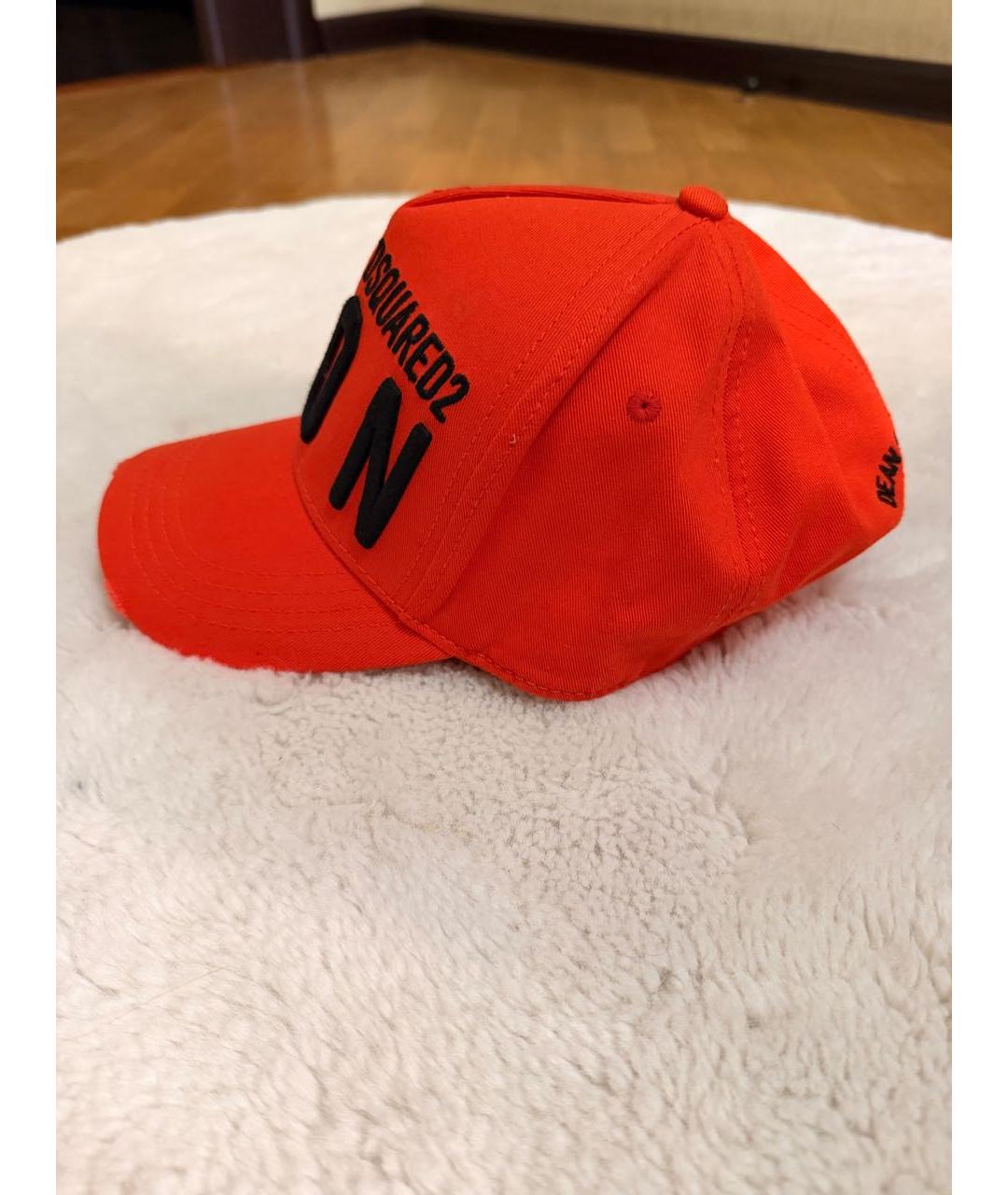 DSQUARED2 Оранжевая кепка/бейсболка, фото 3