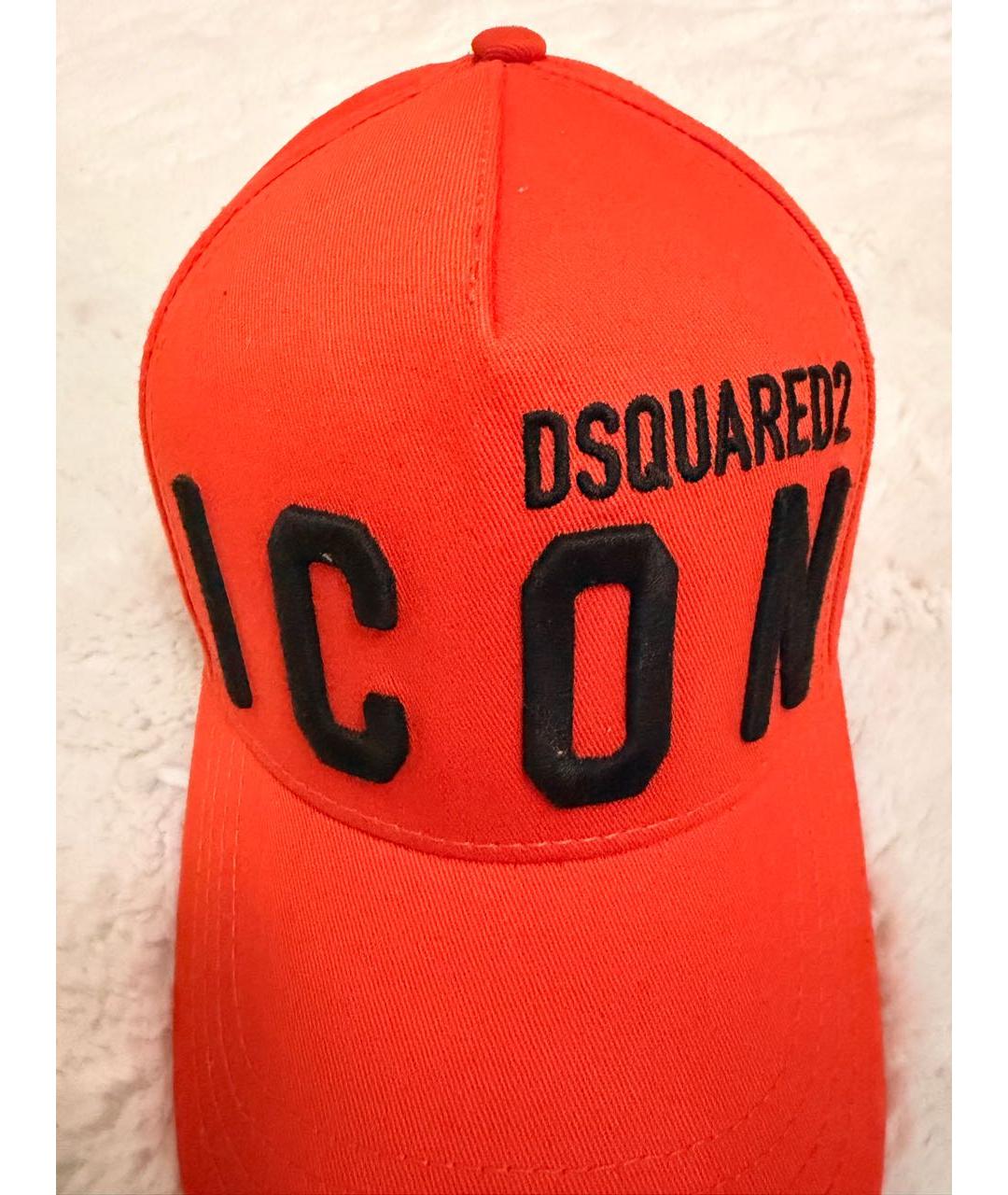DSQUARED2 Оранжевая кепка/бейсболка, фото 4
