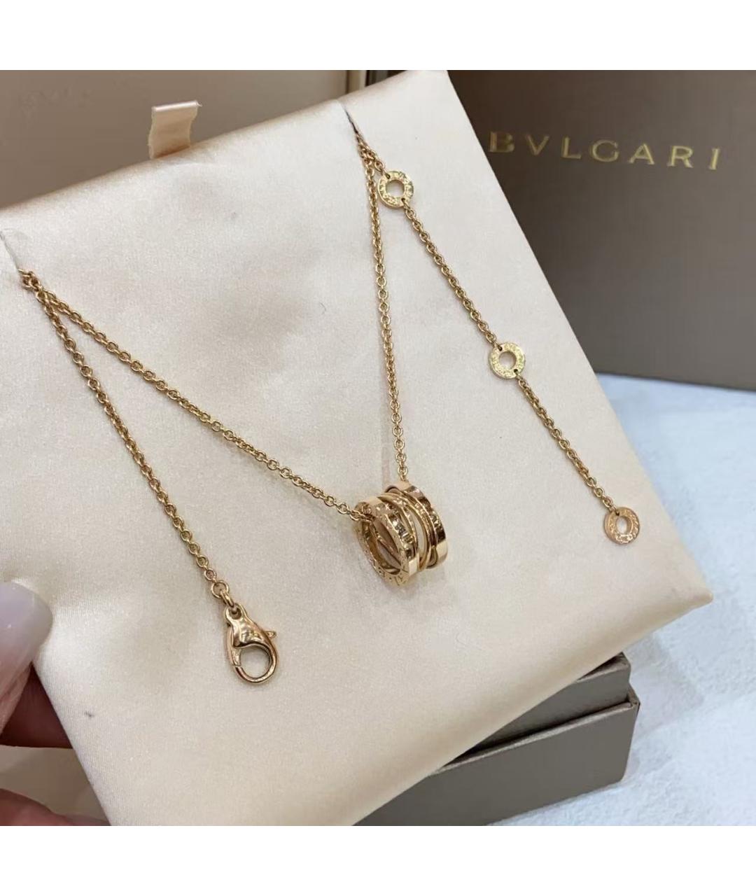 BVLGARI Золотая подвеска из розового золота, фото 5