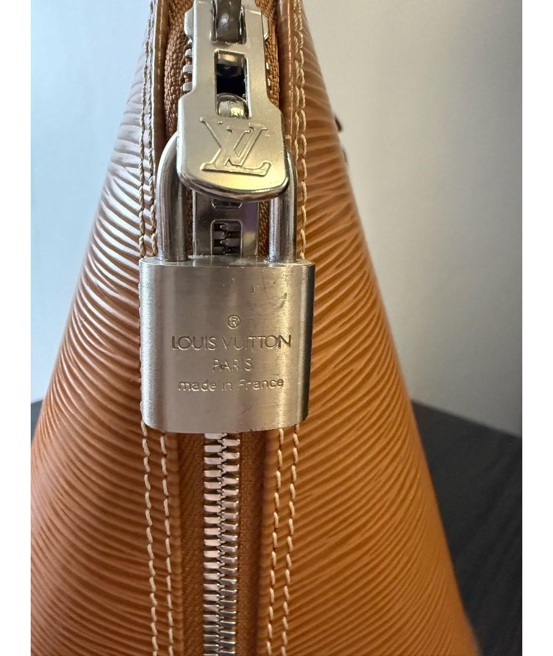 LOUIS VUITTON Коричневая сумка с короткими ручками, фото 4