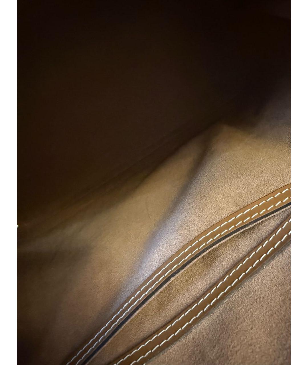 LOUIS VUITTON Коричневая сумка с короткими ручками, фото 5