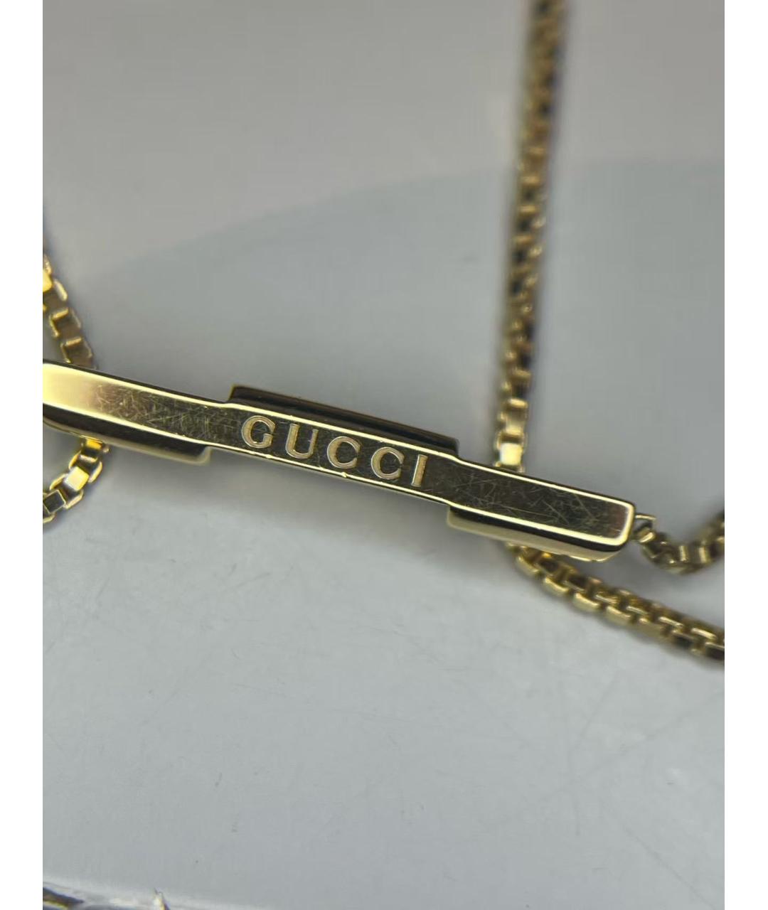 GUCCI Золотое колье из желтого золота, фото 3