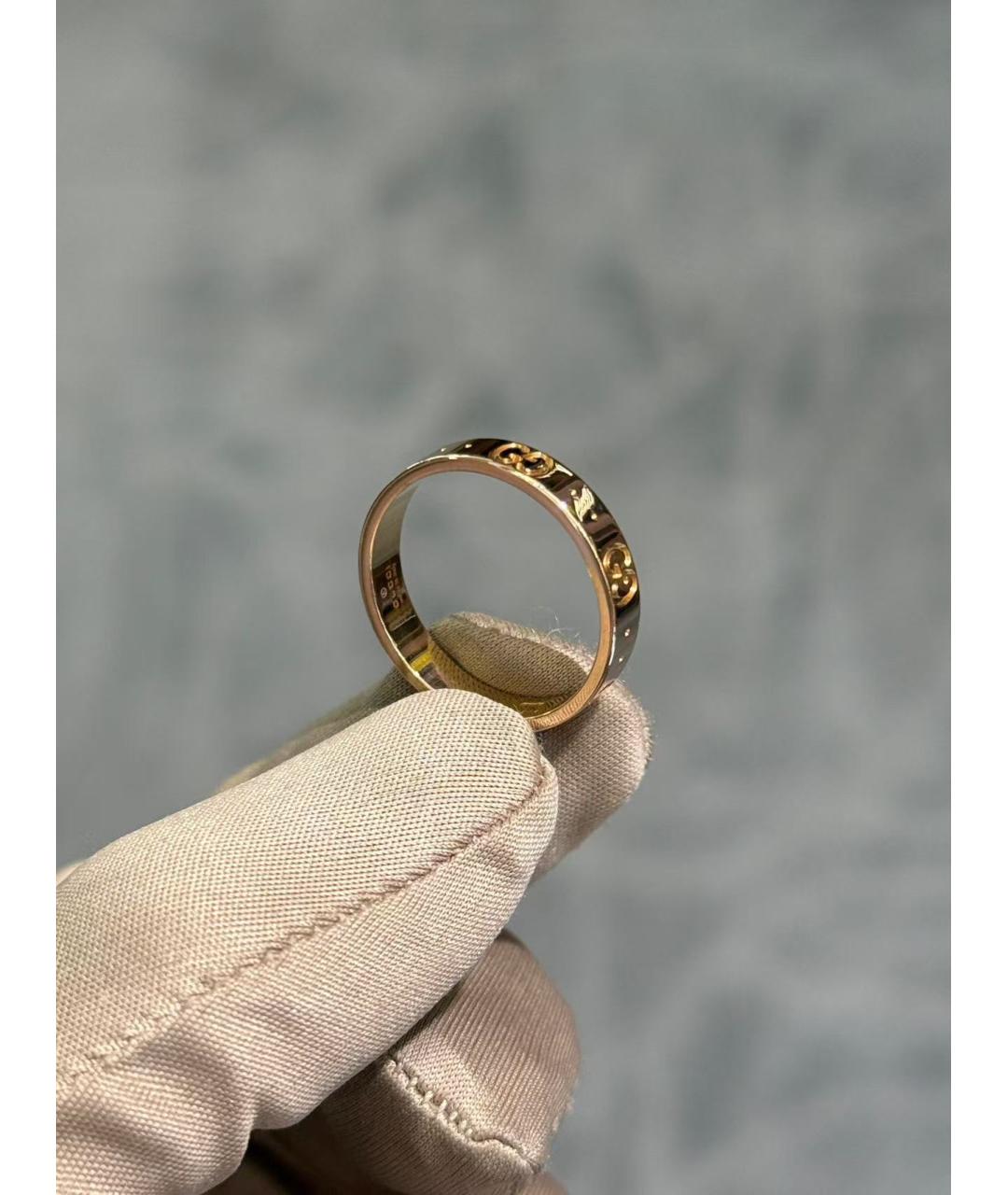 GUCCI Золотое кольцо из розового золота, фото 5