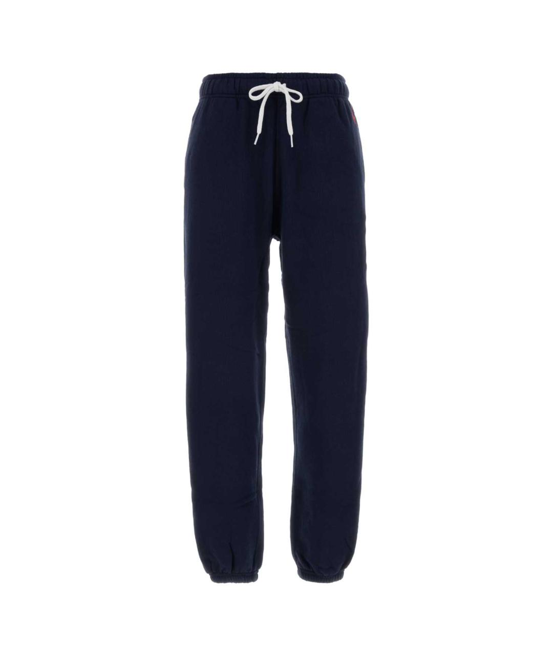 POLO RALPH LAUREN Синие хлопковые прямые брюки, фото 1