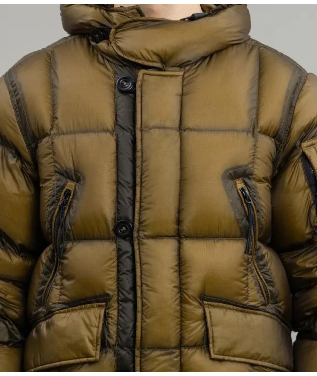CP COMPANY Хаки полиамидовый пуховик, фото 4