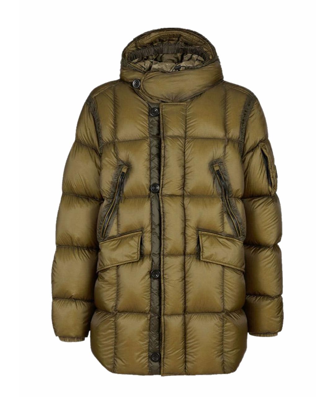 CP COMPANY Хаки полиамидовый пуховик, фото 1