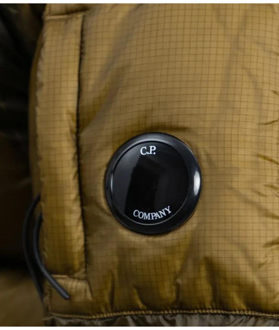 CP COMPANY Хаки полиамидовый пуховик, фото 6