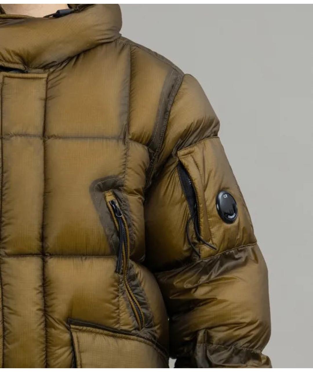 CP COMPANY Хаки полиамидовый пуховик, фото 5