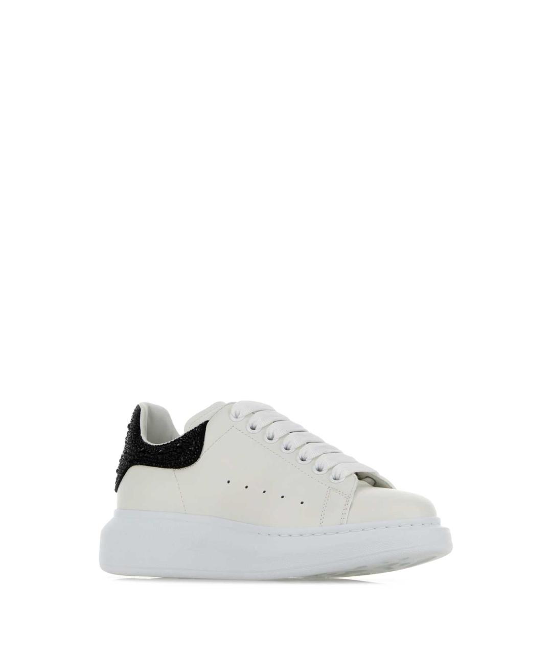 ALEXANDER MCQUEEN Белые кожаные кроссовки, фото 2