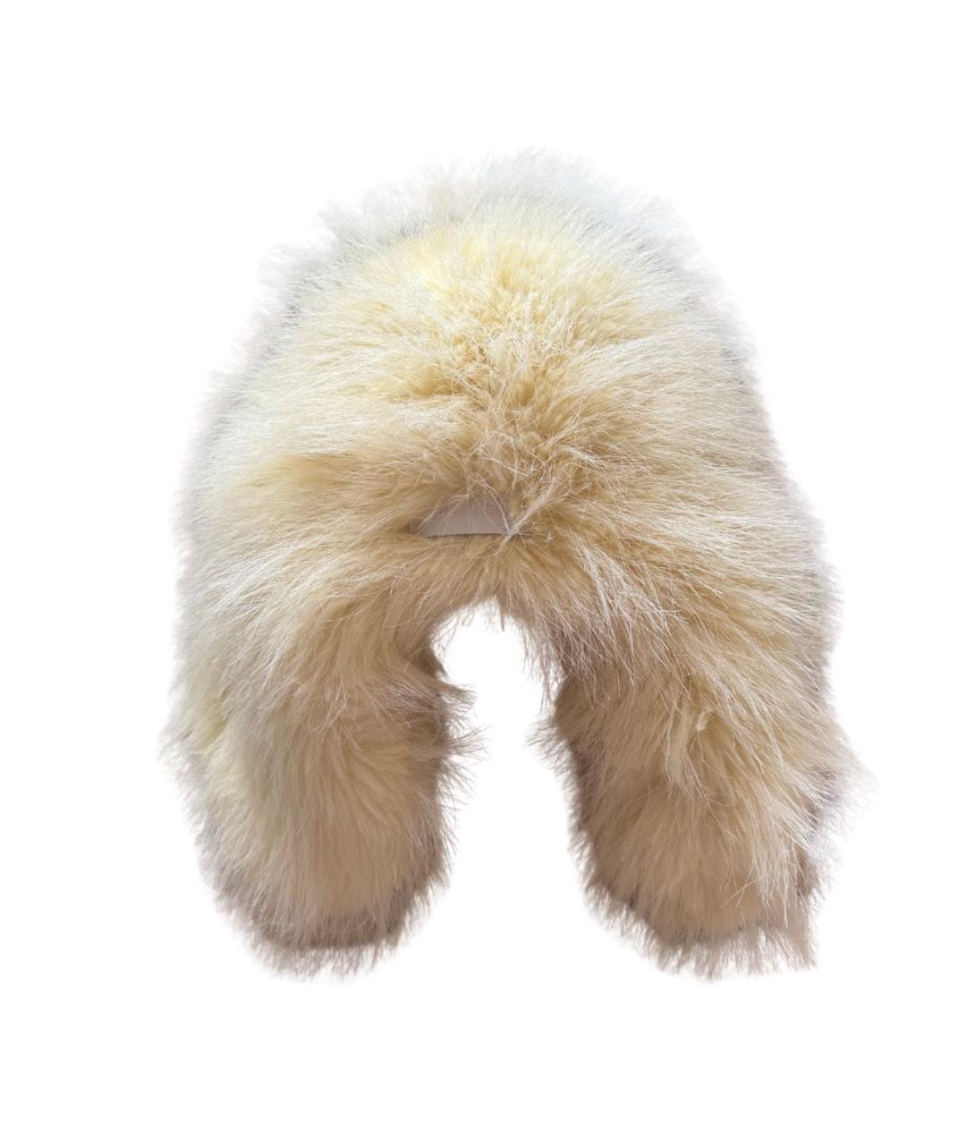 JACQUEMUS Бежевая шапка, фото 2