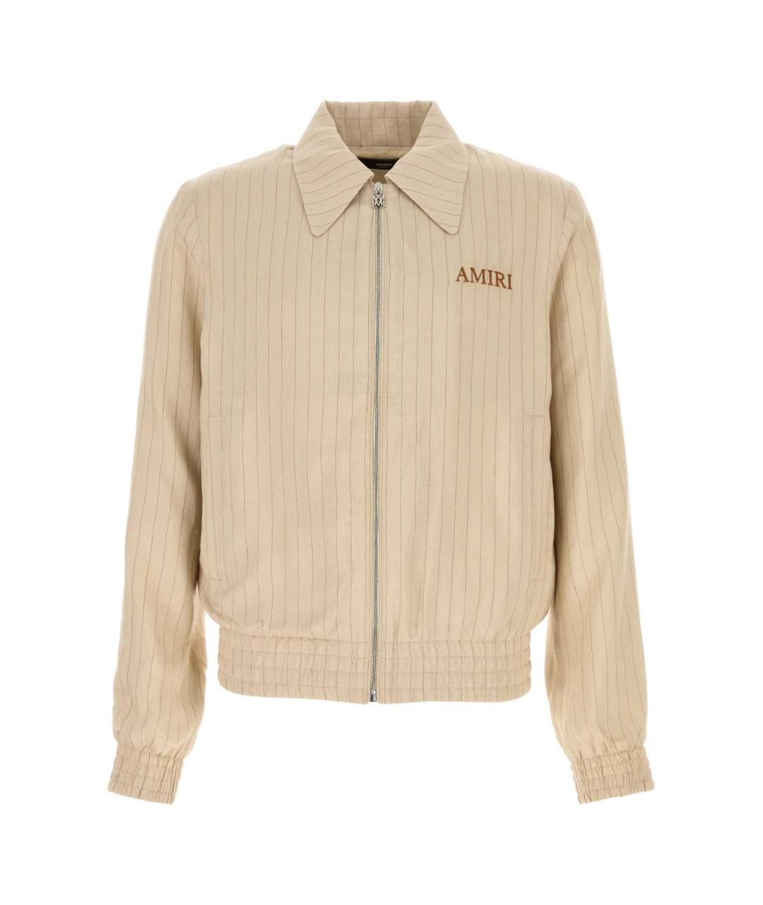 AMIRI Бежевая льняная куртка, фото 1
