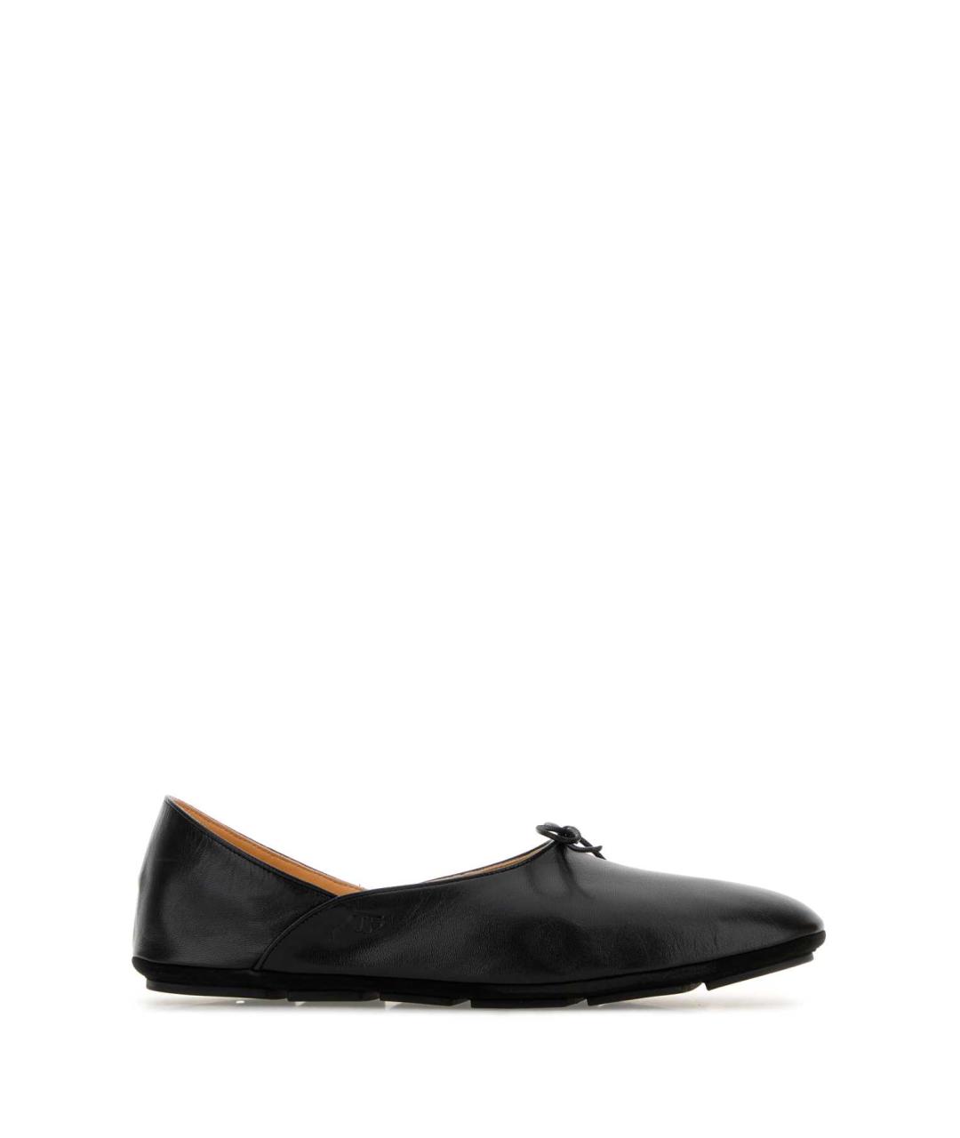 TOM FORD Черные кожаные лоферы, фото 1