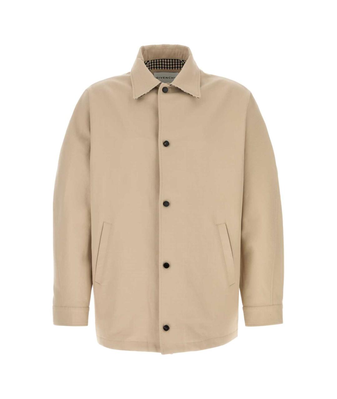 GIVENCHY Бежевая хлопковая куртка, фото 1