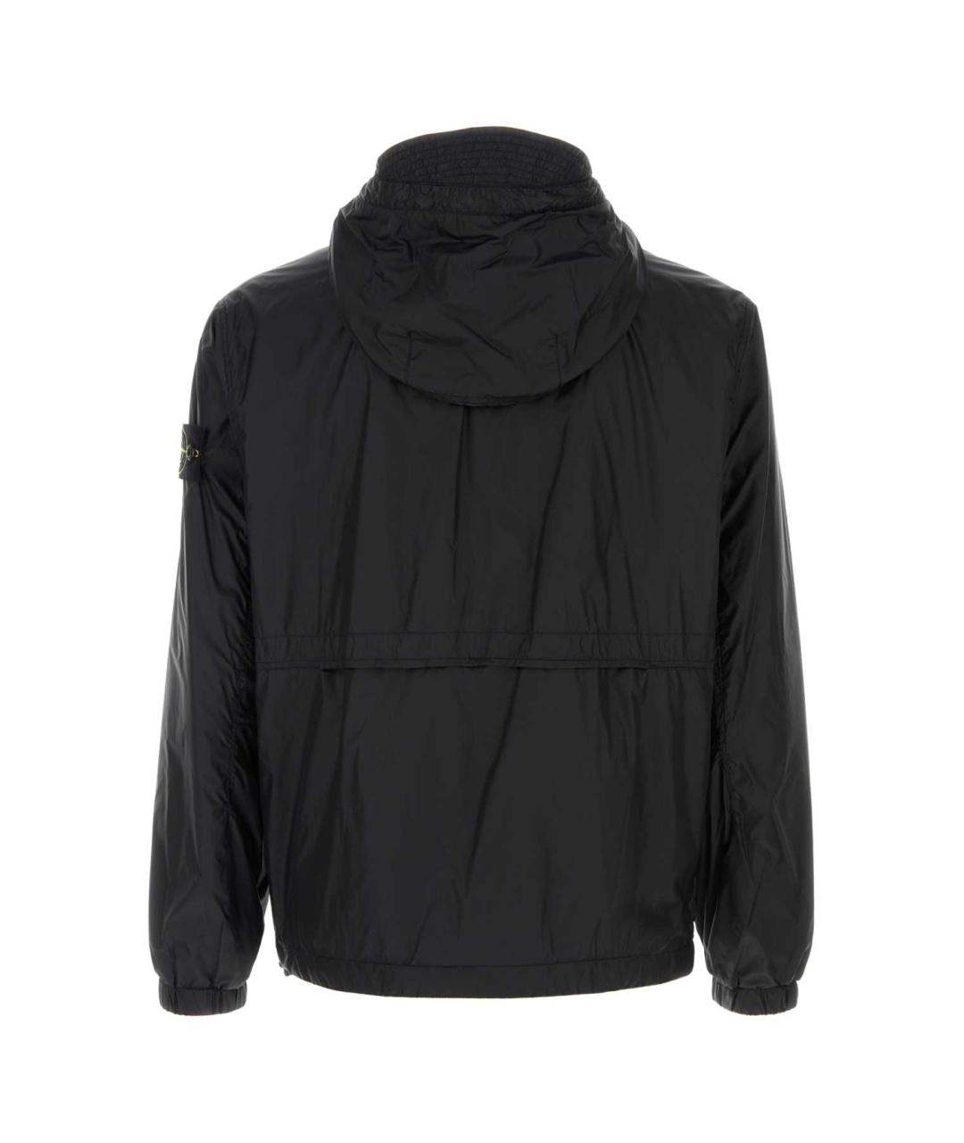 STONE ISLAND Черная полиамидовая куртка, фото 2