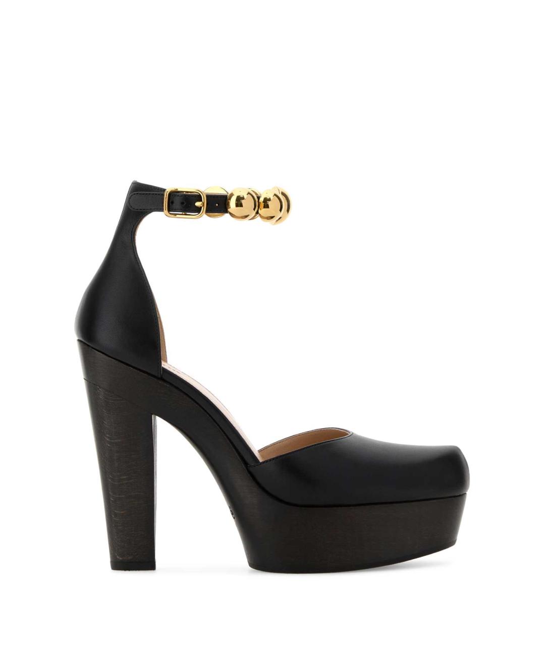 CHLOE Черные кожаные туфли, фото 1