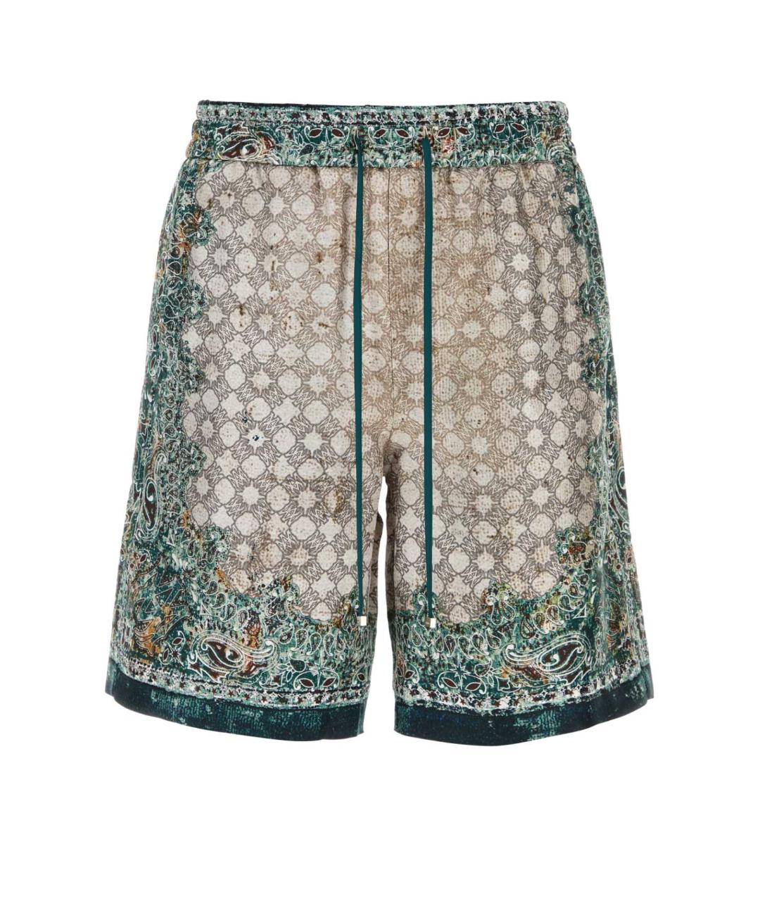 AMIRI Мульти шелковые шорты, фото 1