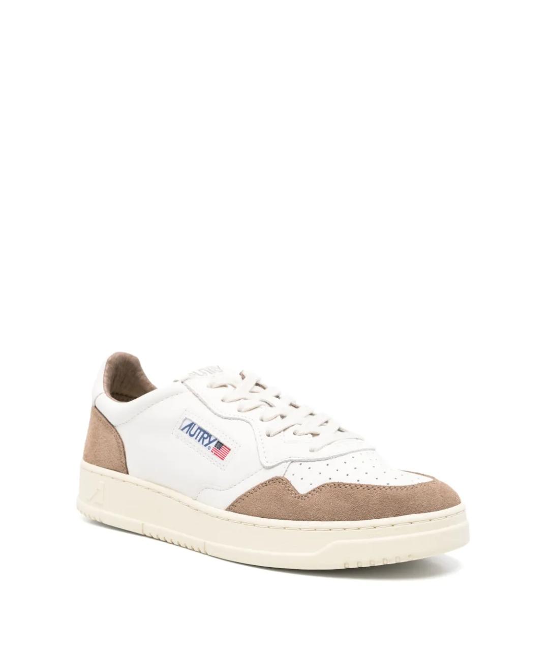 AUTRY Белые кожаные кеды, фото 4